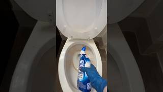 🤢😳Removing limescale with Lysol toilet bowl cleaner cleantok asmrcleaning cleaning [upl. by Stoat917]