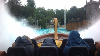 Atlantica SuperSplash  Europa Park  Back Row 4K HD POV  September 2024 [upl. by Modnar914]