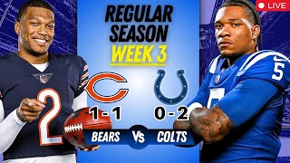 LIVE Indianapolis Colts vs Chicago Bears  NFL Week 3 [upl. by Dixil]