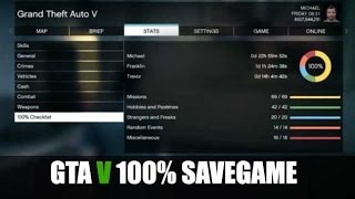 GTA 5 Hướng dẫn cài file 100 Game Save [upl. by Anerb]