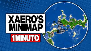 Xaeros Minimap en 1 Minuto  Mod de Minimapa en Minecraft 🗺️ [upl. by Rese232]