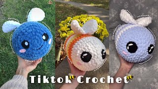 TIKTOK CROCHET COMPILATION bee edition 🐝 [upl. by Atoiganap706]