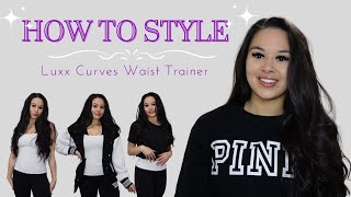 Luxx Curves  How I Style A Waist Trainer  Life Of Sacha [upl. by Clayson]