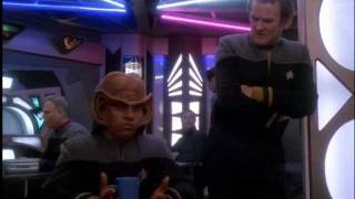 DS9 Nog borrows Siskos desk Treachery Faith and the Great River [upl. by Greeson]