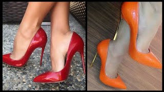 Most stunning and gorgeous collection for formal party wear heels designs 2024 [upl. by Earized]