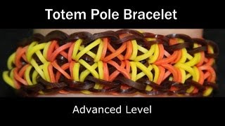 Rainbow Loom® Totem Pole Bracelet [upl. by Ahsela]