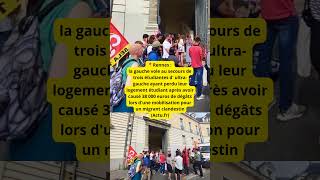 📍Rennes  la gauche vole au secours de trois étudiantes d ultragauche ayant perdu leur logement ét [upl. by Ecinnaj619]