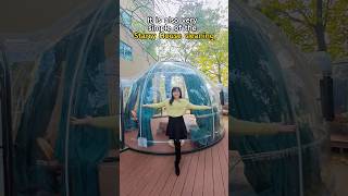 This is popular camping roomoutdoor campbubblehouse building glampingbusiness glamping dome [upl. by Wobniar324]