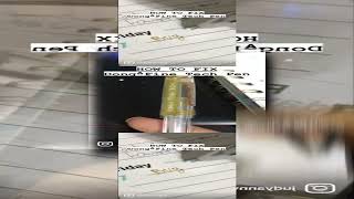 Reupload How to Fix Dong A Fine Tech Pen Shuric Scan [upl. by Ardelis976]