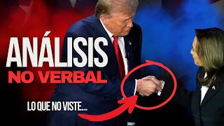 Análisis NO VERBAL TRUMP vs KAMALA HARRIS [upl. by Riedel]