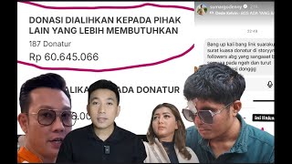 GAK NYANGKA  JUSTRU DENSU YG KOORDINIR UNTUK ALIHKAN DONASI 15 MILYAR AGUS KE LAINNYA [upl. by Lukash]