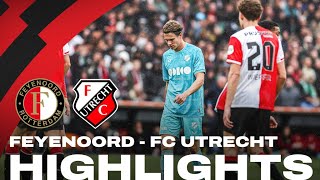 FC Utrecht grijpt mis tegen Feyenoord 😕  HIGHLIGHTS [upl. by Iorio]