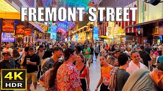 Fremont Street Las Vegas Midnight Walk  Sept 2023 [upl. by Maggy427]