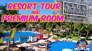 Azul Beach Resort Riviera Cancun and Premium Suite Tour  Mexico ✈️🌊🏝✨️ [upl. by Eetnod]