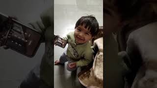 google mama k phone lagao😍trending cutebaby funny jeevika06 [upl. by Encratis718]