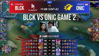 GRABENG LABAN YON MSC FINALS GAME 2  BLCK VS ONIC ID REACTION VIDEO [upl. by Aihsinyt902]