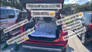 TOGG KAMP MODU TESTİ  TOGG İLE UZUN YOL ROTALARI [upl. by Otrevlig651]