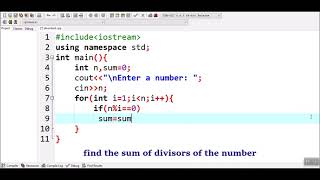 How to check whether a number is an abundant number or not in C [upl. by Eilla]