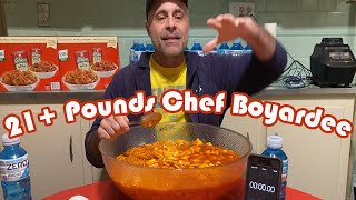 21 Pounds Of Chef Boyardee [upl. by Eenahpets]