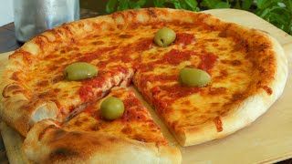 Masa de Pizza Casera SIN AMASAR  Estilo Napolitana  CUKit [upl. by Yblok]