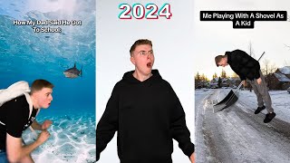 1 HOUR LUKE DAVIDSON TikTok Compilation 1  Funny Luke Davidson 2024 [upl. by Selassie]