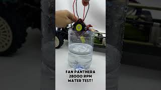 Fan panthera 28000 rpm water test rccar rcrally rcadventures [upl. by Staley]