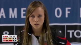 Rachel Homan Best shots at the 2017 STOH [upl. by Eelrac941]