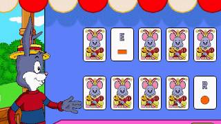 Lapin Malin Maternelle 2 Reader Rabbit Preschool Partie 25 Jeu des Cartes  Billet 4 [upl. by Rheingold]