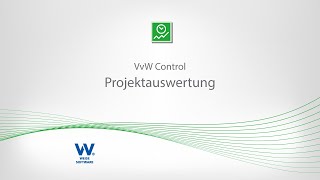 VvW Control  Projektauswertung [upl. by Gurney789]