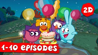 KikoRiki 2D  Full Episodes collection Episodes 110  Cartoons for Kids [upl. by Felike]