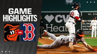 Orioles vs Red Sox Game Highlights 9924  MLB Highlights [upl. by Romain]