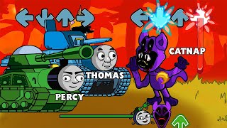 FNF NEW Percy amp Thomas the Tank VS ALL Smiling Critters amp Cat Nap Endless  Friday Night Funkin [upl. by Dacy]