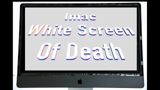 How to fix white screen of death imac 2011 i7 34ghz amd radeon hd6970m [upl. by Lennahc]