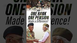 How One Rank One Pension Transformed Soldiers Lives ₹125 Lakh Crore Empowering 25 Lakh Veterans [upl. by Isleen]