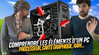 COMPRENDRE LES ÉLÉMENTS DUN PC  PROCESSEUR CARTE GRAPHIQUE RAM 💻 [upl. by Phio]