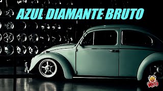 VW FUSCA AZUL DIAMANTE PEDRA BRUTA [upl. by Anelleh395]