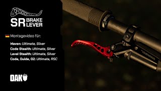 Montagevideo OAK SR Bremshebel passend für SRAM  Für Modelle Ultimate Silver RSC [upl. by Enwad]