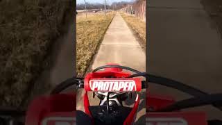 Pit bike cruising dirtbike pitbike gopro moto crf crf125f [upl. by Neirbo658]