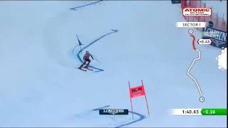 Lucas Braathen 🇳🇴  mens GS Alta Badia 2nd run Dec 18 2022 weareskiing atomic [upl. by Dovev]