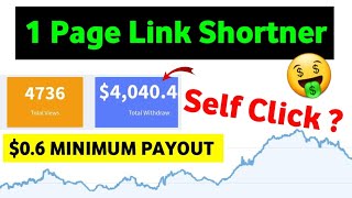 1 Page URL Shortener 🤑 URL Shortener Unlimited Trick 2024  URL Shortener earn money  URL Shortener [upl. by Ennaimaj]