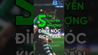 8XBET  TOP 5 TIN CHUYỂN NHƯỢNG ĐỈNH NÓC KỊCH TRẦN 8xbet [upl. by Washburn]