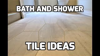 Hex Tile Bath amp Shower Tile ideas Episode 25 [upl. by Lenoyl703]