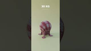 Satisfying Cloth Simulation 1 KG Vs 1000 KG In blender [upl. by Nancey]