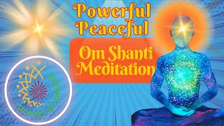 Powerful amp Peaceful Instrumental Om Meditation  30 Min rajyogameditation powerofsakash bkshivani [upl. by Ahsratal153]