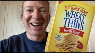 Wheat Thins Sundried Tomato amp Basil Whole Grain Wheat Crackers [upl. by Ayoral]