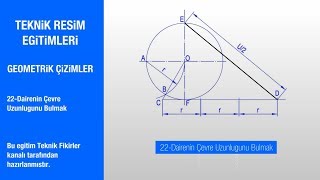 Dairenin Çevre Uzunluğunu Bulmak [upl. by Adnirem]