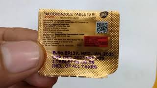 Zentel Tablet  Albendazole 400 mg tablet  zentel tablet use side effects benefit review hindi [upl. by Alia]