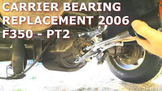 🛻 2006 Ford F350 Rear End Pinion Shaft Seal Replacement Part 2 Long Detailed 🛻 [upl. by Aiouqahs]