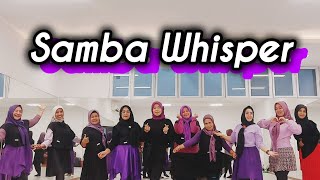 Samba Whisper LINE DANCE Choreo by JeanPierre Madge amp Rebecca Leelinedanceindonesia [upl. by Michele648]