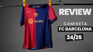 LA NUEVA CAMISETA DEL BARÇA AL DETALLE  FC Barcelona Home Kit Authentic 20242025 [upl. by Nitsua]